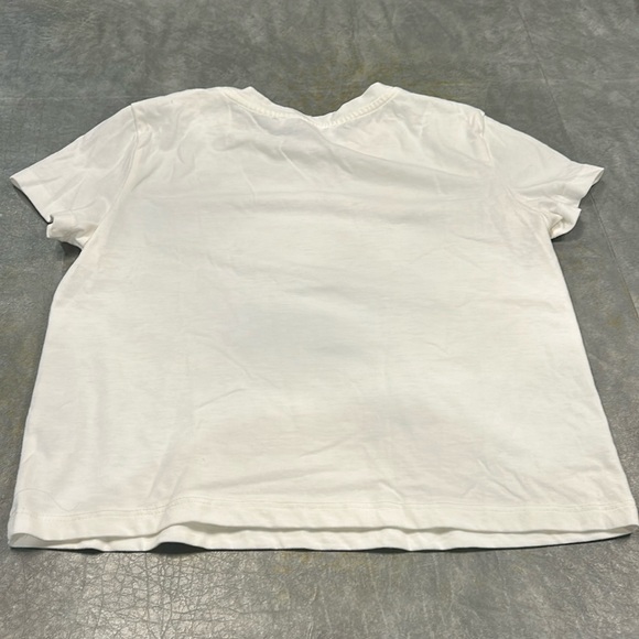 Princess Polly Prestige Longline Baby Tee Ivory In White - Picture 4 of 5